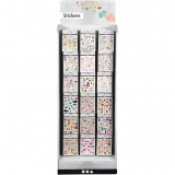 Sticker Display - Sortiment, H 1500 mm, T 250 mm, B 580 mm, 432 Teile/ 1 Pck