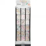 Sticker Display - Sortiment, H 1500 mm, T 250 mm, B 580 mm, 432 Teile/ 1 Pck