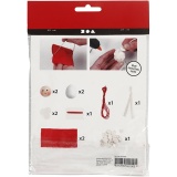 Mini Kreativ Set, Weihnachtsfeen, H 8 cm, 1 Pck