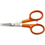 Fiskars Klassische Manikürschere mit Gebogenen Spitzen, L 10 cm, kurvet spids, 1 Stk