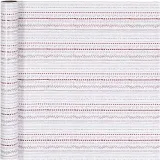 Geschenkpapier, Kritzeleien, B 70 cm, 80 g, Rot, Weiß, 4 m/ 1 Rolle