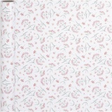 Geschenkpapier, Blumen, B 50 cm, 80 g, 5 m/ 1 Rolle