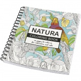 Antistress-Malbuch, Natur, Größe 19,5x23 cm, Anzahl der Seiten 64, 1 Stk
