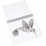 Antistress-Malbuch, Natur, Größe 19,5x23 cm, Anzahl der Seiten 64, 1 Stk
