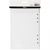 Kalenderseiten, Größe 142x210 mm, Anzahl der Seiten 36, 120 g, Weiß, 1 Stk