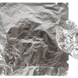 Blattmetall, 16x16 cm, Silber, 25 Bl./ 1 Pck, 0,625 m2