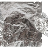 Blattmetall, Blatt 16x16 cm, Silber, 0,625 m2, 25 Bl./ 1 Pck