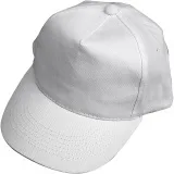 Kappe, Größe 49,5-56 cm, Weiß, 12 Stk/ 1 Pck