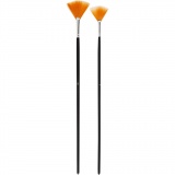 Gold Line Pinsel, 4+8, L 29-30 cm, B 2-3 mm, Fächer, 2 Stk/ 1 Pck