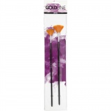 Gold Line Pinsel, 4+8, L 29-30 cm, B 2-3 mm, Fächer, 2 Stk/ 1 Pck