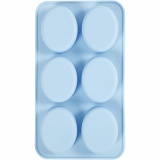 Silikonform, H 2,4 cm, L 7,7 cm, B 6 cm, 6x100 ml, 1 Stk