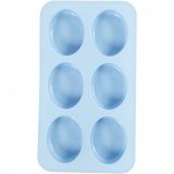 Silikonform, H 2,4 cm, L 7,7 cm, B 6 cm, 6x100 ml, 1 Stk