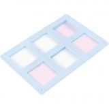 Silikonform, H 2,5 cm, L 5 cm, B 5 cm, 60 ml, 1 Stk