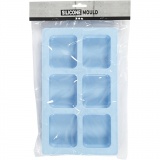 Silikonform, H 2,5 cm, L 7 cm, B 5,9 cm, 100 ml, 1 Stk