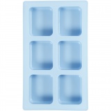 Silikonform, H 2,5 cm, L 7 cm, B 5,9 cm, 100 ml, 1 Stk