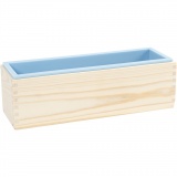 Silikonform, H 8 cm, L 27,5 cm, B 8,6 cm, 1500 ml, 1 Stk