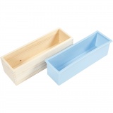 Silikonform, H 8 cm, L 27,5 cm, B 8,6 cm, 1500 ml, 1 Stk