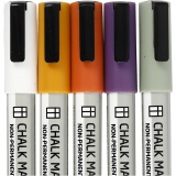 Kreidestifte, Strichstärke 1,2-3 mm, sanfte, dezente Farben, 5 Stk/ 1 Pck