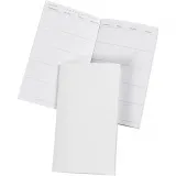Notizblock, Größe 9,5x16,6 cm, Anzahl der Seiten 34, 100 g, Weiß, 1 Stk
