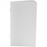 Notizblock, Größe 9,5x16,6 cm, Anzahl der Seiten 34, 100 g, Weiß, 1 Stk