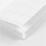 Notizblock, Größe 9,5x16,6 cm, Anzahl der Seiten 34, 100 g, Weiß, 1 Stk