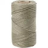 Makramée-Garn, L 198 m, D 2 mm, Moosgrün, 330 g/ 1 Rolle