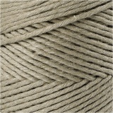 Macramé-Kordel, L 198 M, D 2 mm, Moosgrün, 330 g/ 1 Rolle