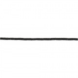Polyesterschnur, Dicke 1 mm, Schwarz, 50 m/ 1 Rolle