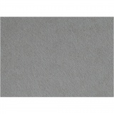 Bastelfilz, Blatt 42x60 cm, Dicke 3 mm, Grau, 1 Bl.