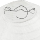 Reispapier-Lampe/-Lampion, Regentropfen, H 27 cm, D 25 cm, Weiß, 1 Stk