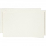 Papierpulpe/Zellulose, Blatt 20x12 cm, Naturweiß, 100 g/ 1 Pck