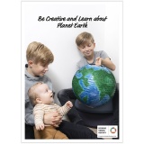 Inspirationsposter, Kreatives Lernen über den Planten Erde, 50x70, 29,7x42, 21x30 cm, 4 Stk/ 1 Pck