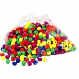 Acrylperlen - Sortiment, 300g/ 1 Pck
