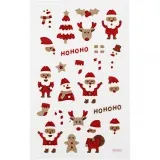 Glitzer-Sticker, Nikolaus, Blatt 10x16 cm, 1 Bl.