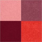Stempelkissen, H 2 cm, Größe 3,5x3,5 cm, Pfirsich, Pink, Hellrosa, Dunkelrosa, 4 Stk/ 1 Pck