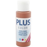 Plus Color Bastelfarbe, Terrakotta, 60 ml/ 1 Fl.