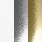 Plus Color Marker, L 14,5 cm, Strichstärke 1-2 mm, Gold, Silber, Naturweiß, 5,5 ml, 3 Stk/ 1 Pck