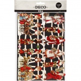 Vintage-Glanzbilder, Nikolaus, Blatt 16,5x23,5 cm, 2 Bl./ 1 Pck