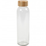 Wasserflasche, H 22 cm, D 6,7 cm, 500 ml, 1 Stk