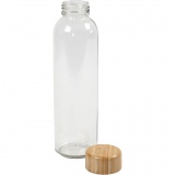 Wasserflasche, H 22 cm, D 6,7 cm, 500 ml, 1 Stk