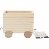 Spielzeug-Zugwagen, H 8 cm, L 9,5 cm, B 6,5 cm, 1 Stk