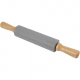 Teigrolle, L 38 cm, D 5,5 cm, Grau, 1 Stk