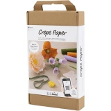 Starter Kreativ Set Krepppapier, 105 g, Sortierte Farben, 1 Pck