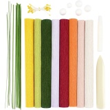 Starter Kreativ Set Krepppapier, 105 g, Sortierte Farben, 1 Pck