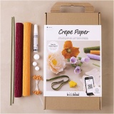 Starter Kreativ Set Krepppapier, 105 g, Sortierte Farben, 1 Pck