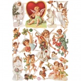 Vintage-Glanzbilder, Weihnachten, Blatt 16,5x23,5 cm, 30 Bl./ 1 Pck