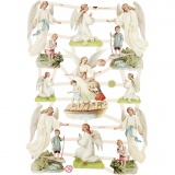 Vintage-Glanzbilder, Weihnachten, Blatt 16,5x23,5 cm, 30 Bl./ 1 Pck