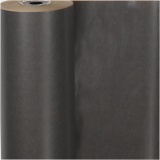 Geschenkpapier , B 50 cm, 60 g, Schwarz, 100 m/ 1 Rolle