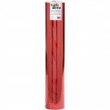 Geschenkpapier, B 50 cm, 65 g, Rot, 100 m/ 1 Rolle