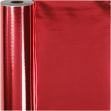 Geschenkpapier, B 50 cm, 65 g, Rot, 100 m/ 1 Rolle